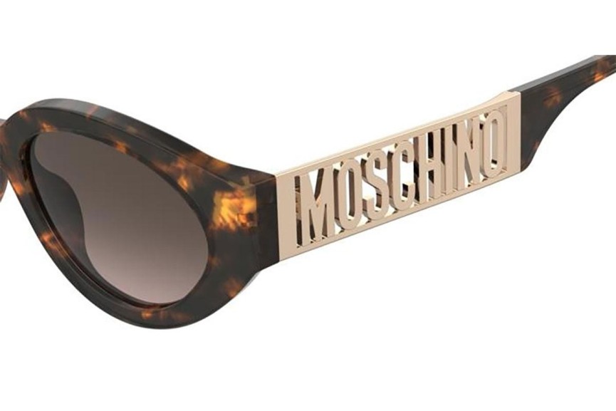 Sunglasses Moschino MOS160/S 086/HA Oval Havanna