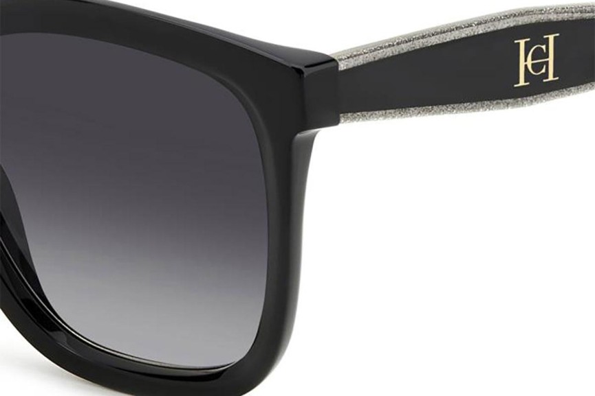 Sunglasses Carolina Herrera HER0225/G/S BSC/9O Quadratisch Schwarz