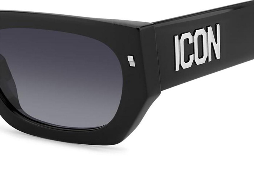 Sonnenbrille Dsquared2 ICON0017/S 807/9O Rechteck Schwarz