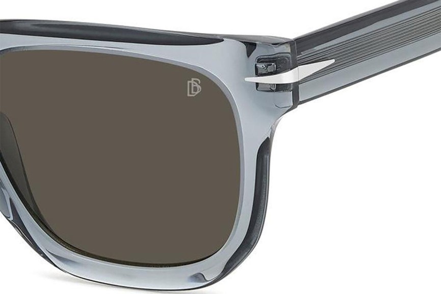 Sunglasses David Beckham DB7118/S KB7/IR Rechteck Grau