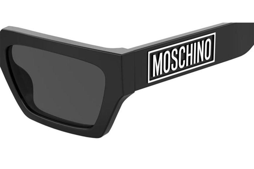 Sonnenbrille Moschino MOS166/S 807/IR Rechteck Schwarz