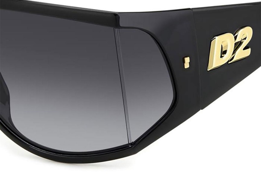 Sunglasses Dsquared2 D20124/S 2M2/9O Flat Top Schwarz