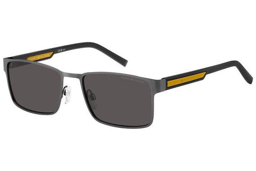 Sonnenbrille Tommy Hilfiger TH2087/S SVK/IR Rechteck Grau