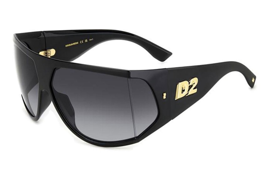 Sunglasses Dsquared2 D20124/S 2M2/9O Flat Top Schwarz