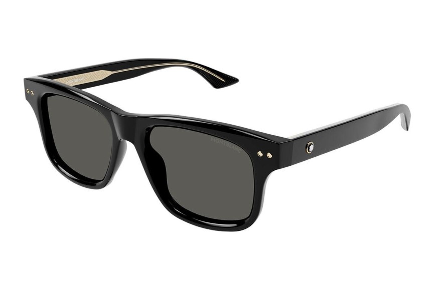 Sonnenbrille Mont Blanc MB0319S 005 Quadratisch Schwarz