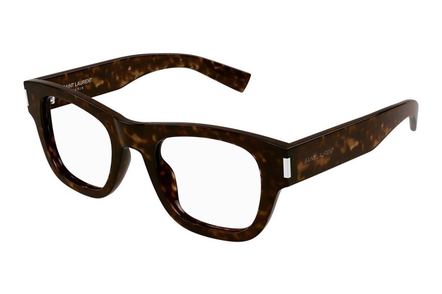 Glasses Saint Laurent SL698 002 Rechteck Havanna