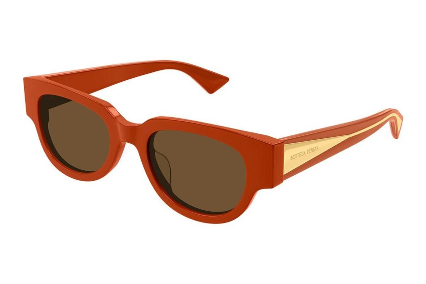 Sunglasses Bottega Veneta BV1278SA 004 Rechteck Orange