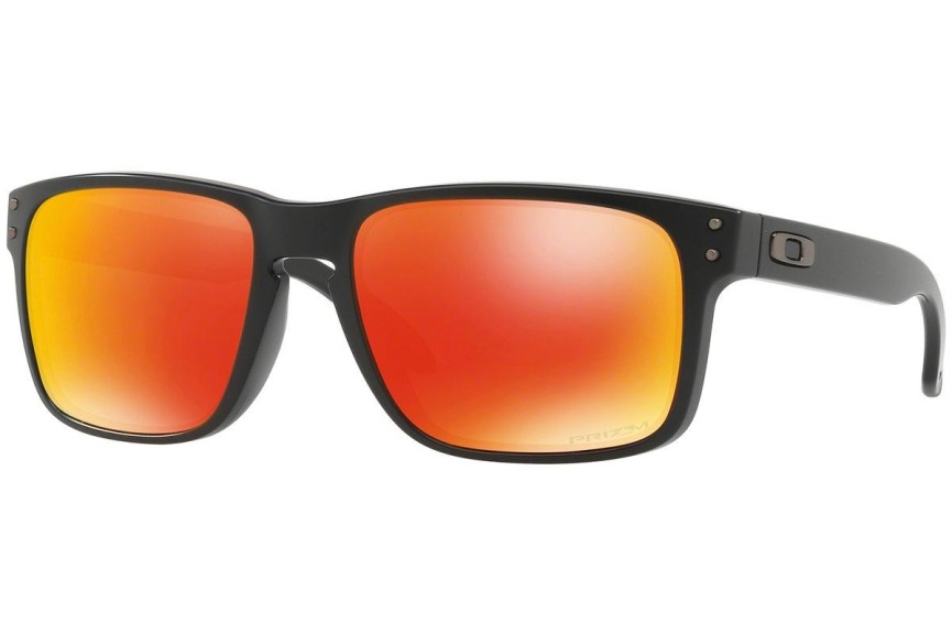 Sonnenbrille Oakley Holbrook OO9102-E2 PRIZM Quadratisch Schwarz