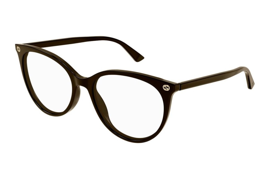 Glasses Gucci GG0093O 007 Rund Braun