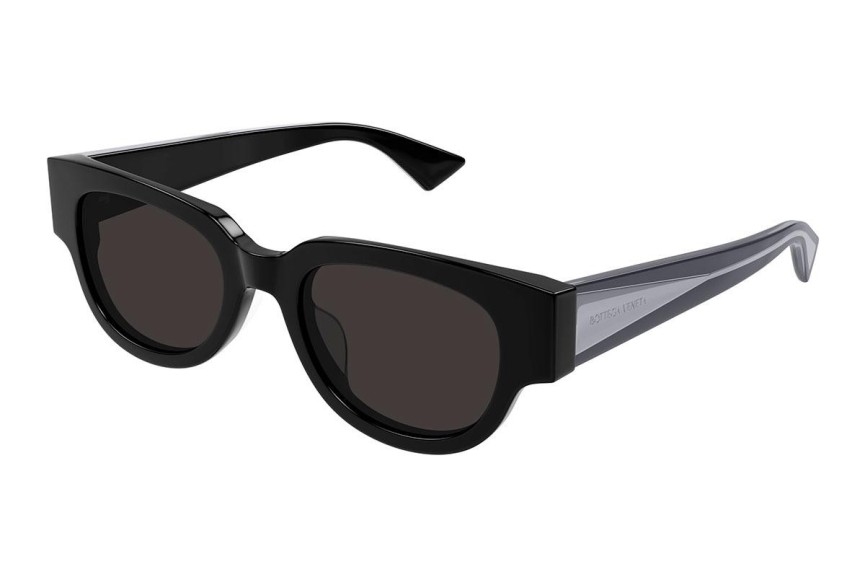 Sonnenbrille Bottega Veneta BV1278SA 001 Rechteck Schwarz