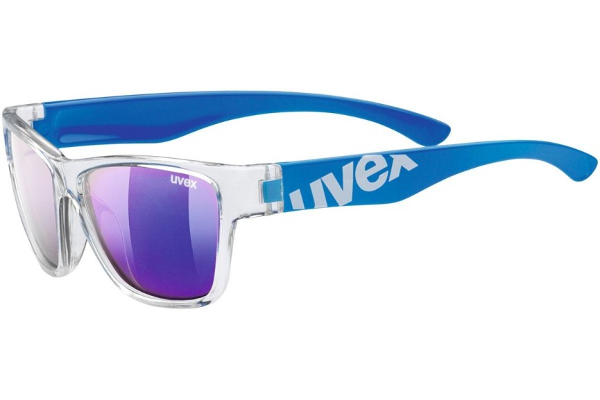 Sonnenbrille uvex sportstyle 508 Clear / Blue S3 Quadratisch Kristall