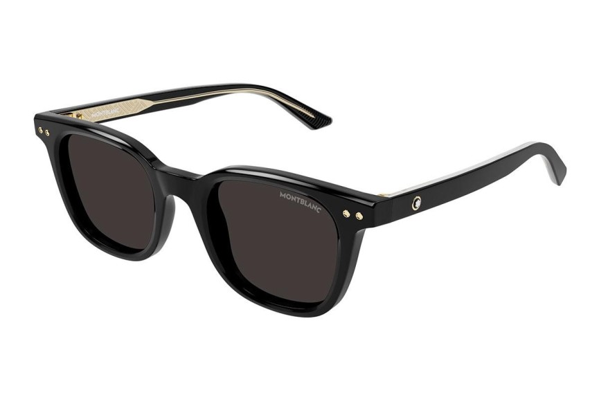 Sonnenbrille Mont Blanc MB0320S 001 Oval Schwarz