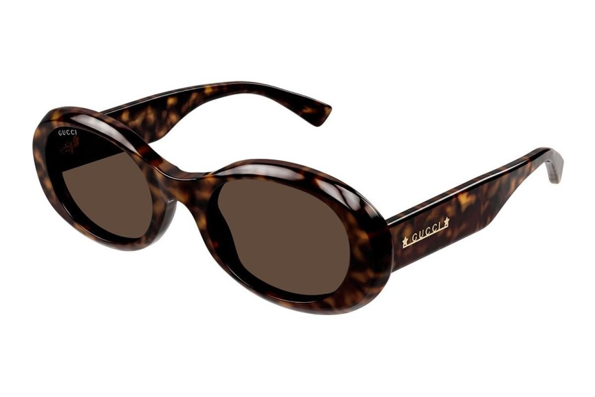 Sunglasses Gucci GG1587S 002 Rund Havanna