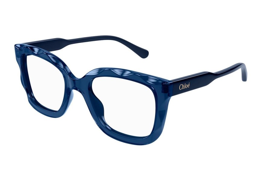 Glasses Chloe CH0229O 004 Quadratisch Blau