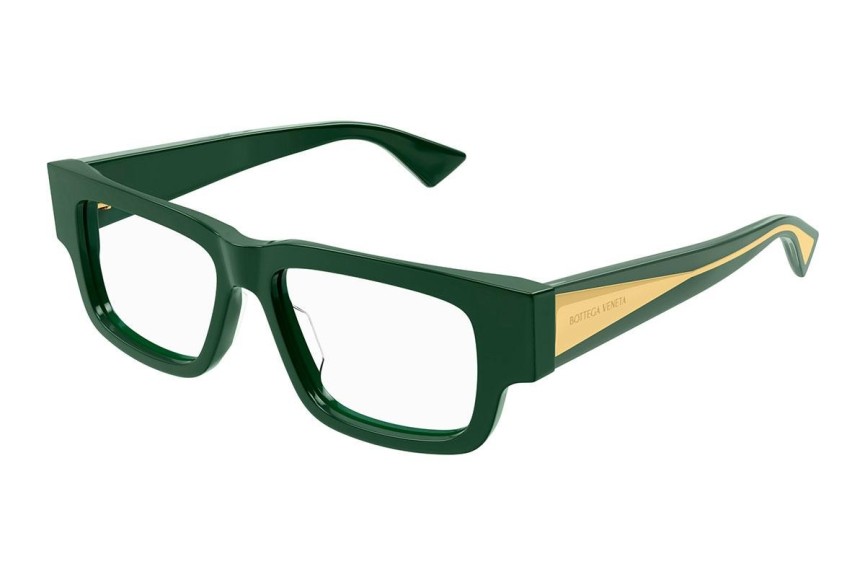 Glasses Bottega Veneta BV1280O 003 Quadratisch Grün