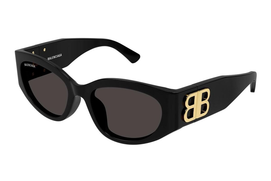 Sonnenbrille Balenciaga BB0324SK 002 Rund Schwarz