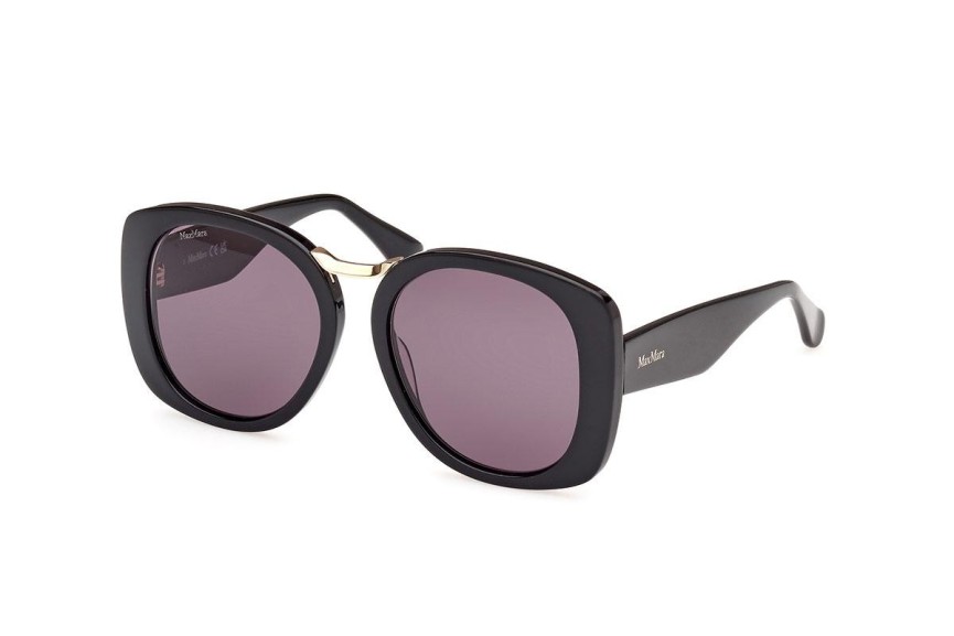 Sonnenbrille Max Mara MM0092 01A Rund Schwarz