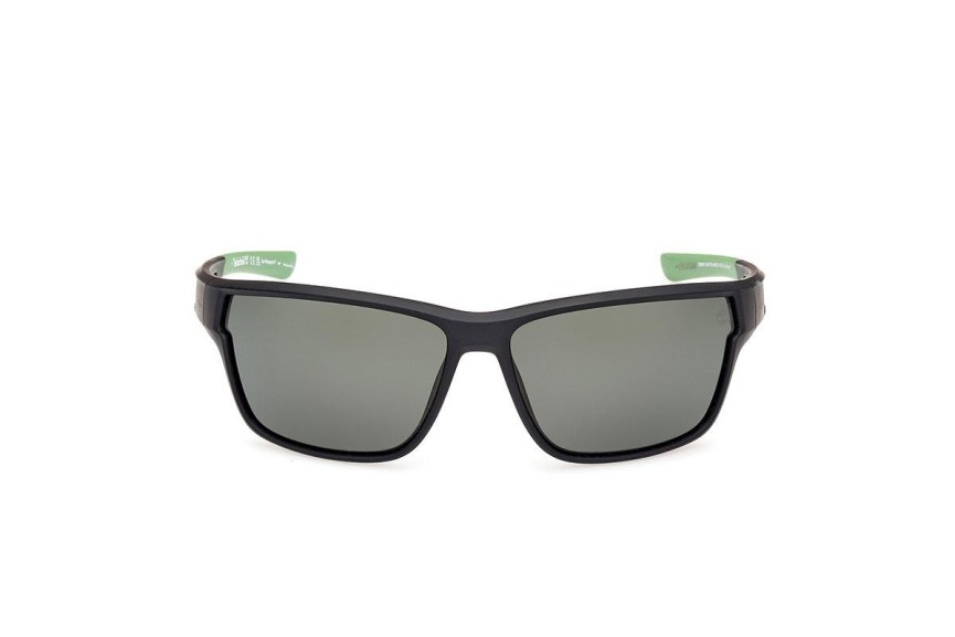 Sonnenbrille Timberland TB00001 02R Polarized Rechteck Schwarz