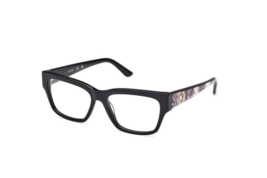 Glasses Guess GU50126 001 Rechteck Schwarz