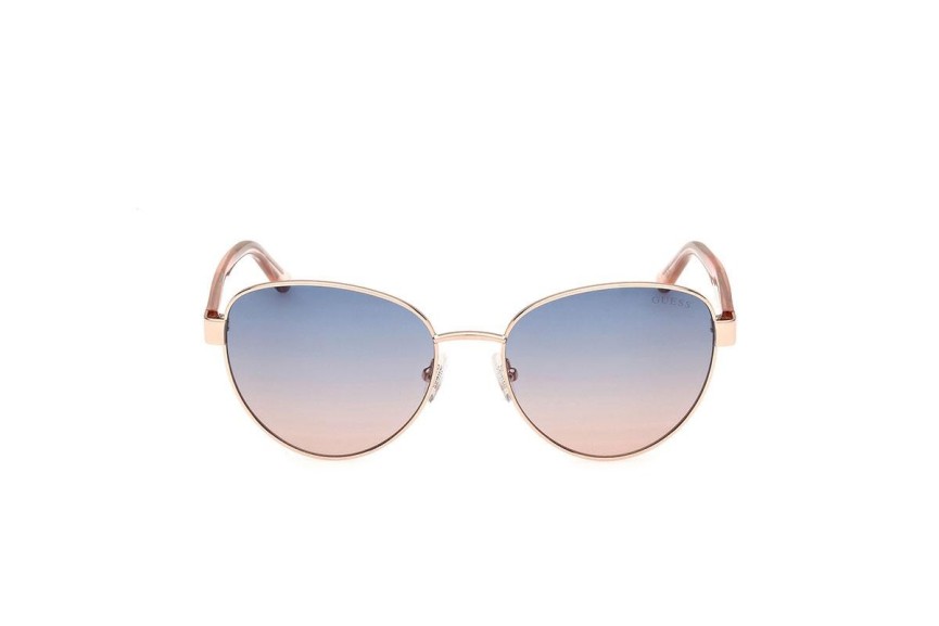 Sonnenbrille Guess GU00101 28W Rund Gold