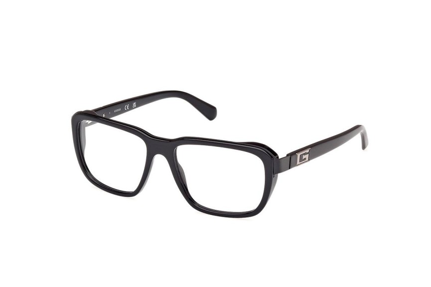 Glasses Guess GU50137 001 Rechteck Schwarz