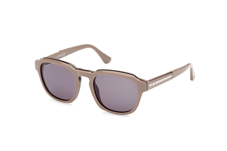 Sunglasses Web WE0370 59A Rund Beige