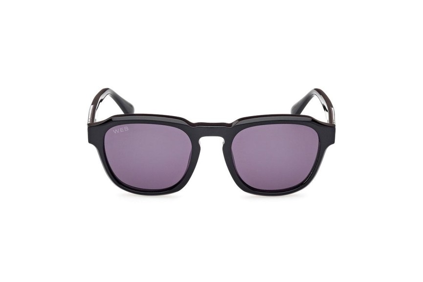 Sunglasses Web WE0370 05A Rund Schwarz