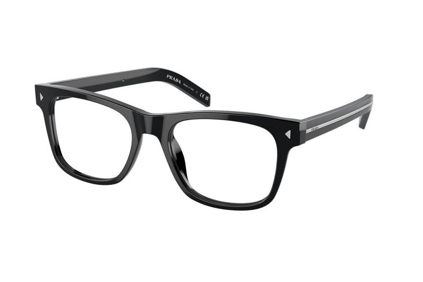 Glasses Prada PRA13V 16K1O1 Quadratisch Schwarz