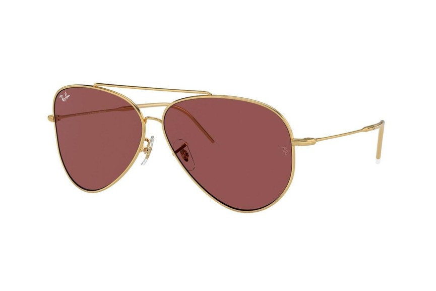 Sonnenbrille Ray-Ban Aviator Reverse RBR0101S 001/69 Pilot Gold