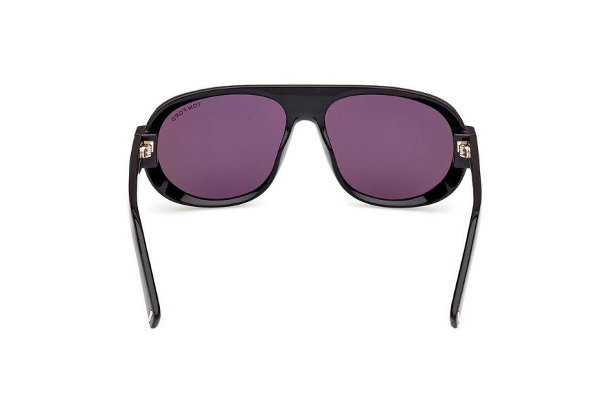 Sunglasses Tom Ford FT1102 01A Pilot Schwarz