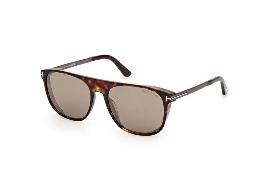 Sonnenbrille Tom Ford FT1105 52L Quadratisch Havanna