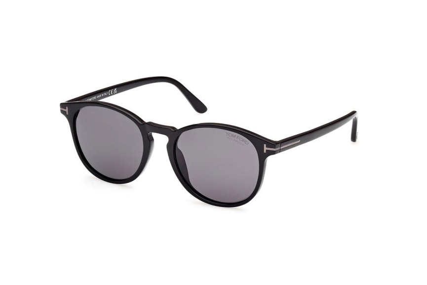 Sunglasses Tom Ford FT1097-N 01D Polarized Rund Schwarz