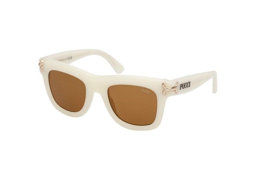 Sunglasses Emilio Pucci EP0222 21E Quadratisch Weiß