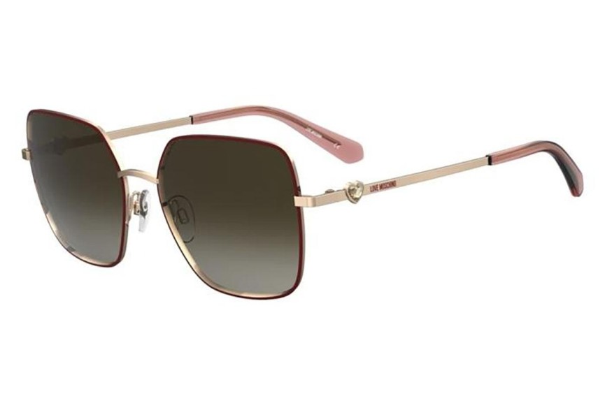 Sunglasses Love Moschino MOL075/S 6K3/HA Rechteck Rot