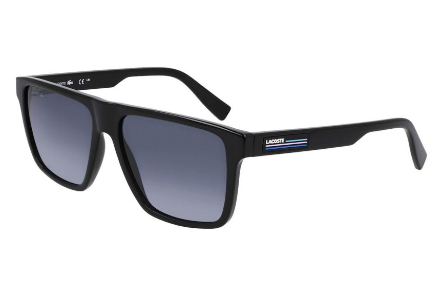 Sunglasses Lacoste L6027S 001 Rechteck Schwarz