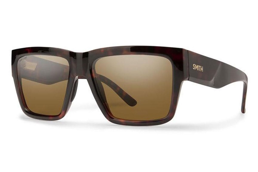 Sunglasses Smith LINEUP 086/SP Polarized Rechteck Havanna