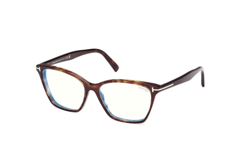 Brillen Tom Ford FT5949-B 052 Cat Eye Havanna