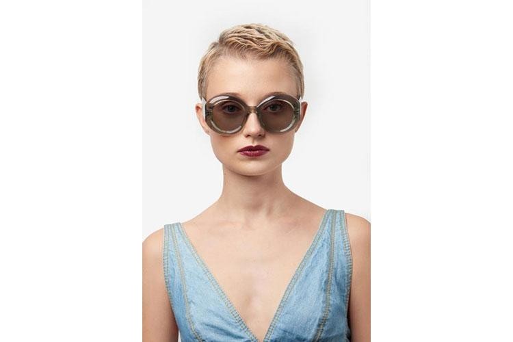 Sunglasses Etro ETRO0016/G/S 1ED/IR Rund Grün