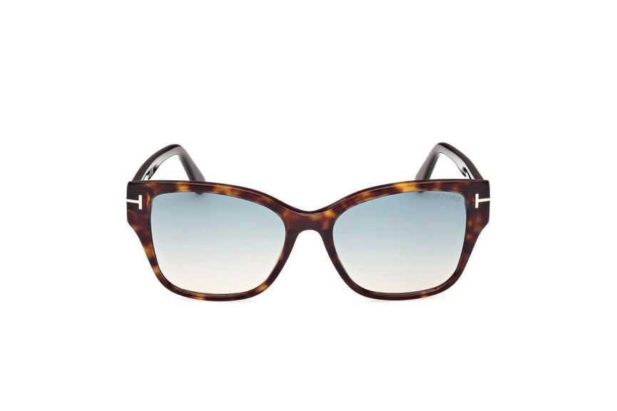 Sonnenbrille Tom Ford FT1108 52P Rechteck Havanna