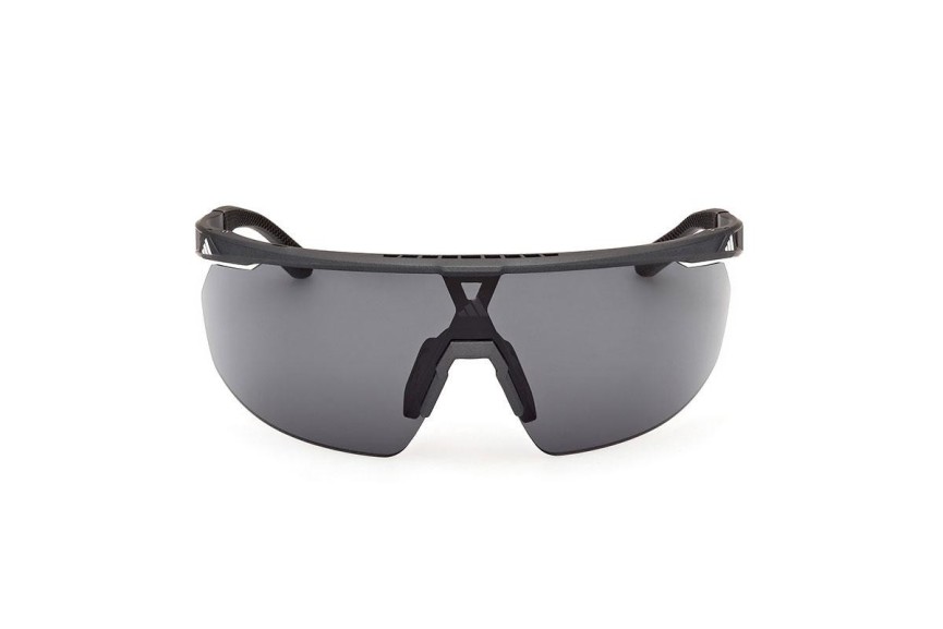 Sonnenbrille Adidas Sport SP0095 02A Monoscheibe | Shield Schwarz