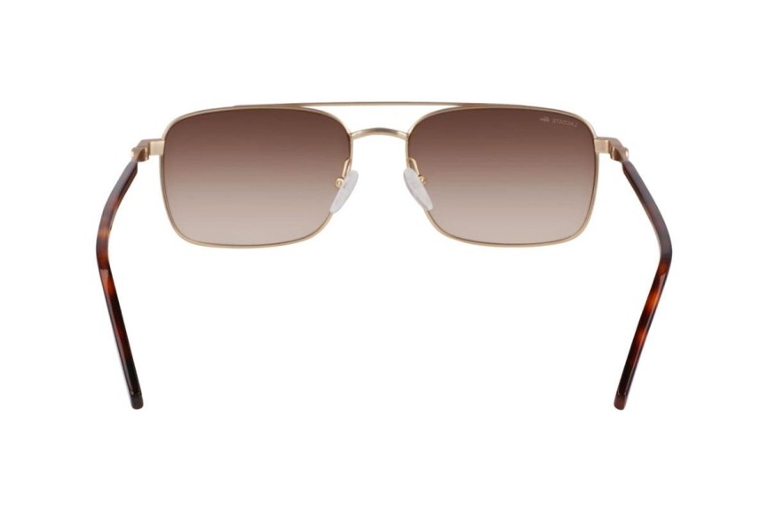 Sunglasses Lacoste L264S 710 Quadratisch Gold