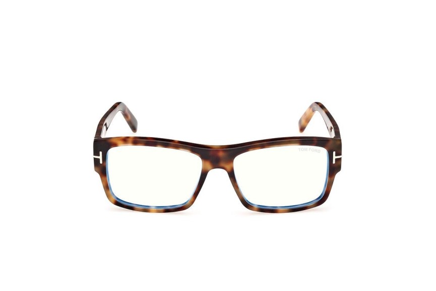 Glasses Tom Ford FT5941-B 053 Rechteck Havanna