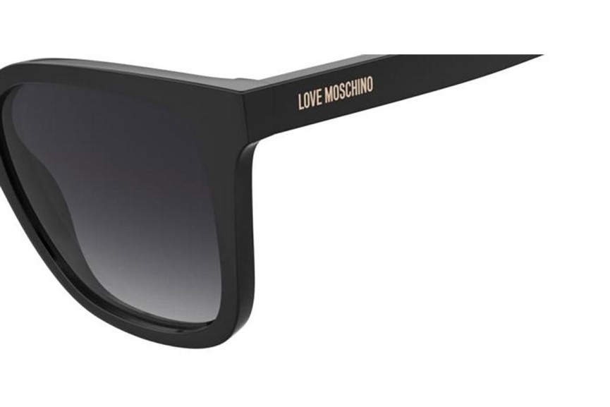 Sunglasses Love Moschino MOL077/S 807/9O Rechteck Schwarz