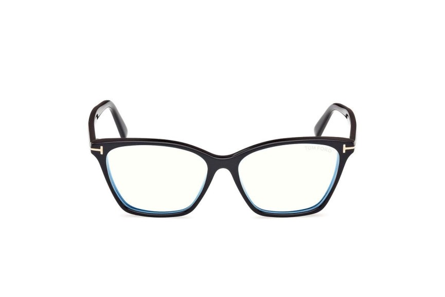 Brillen Tom Ford FT5949-B 001 Cat Eye Schwarz