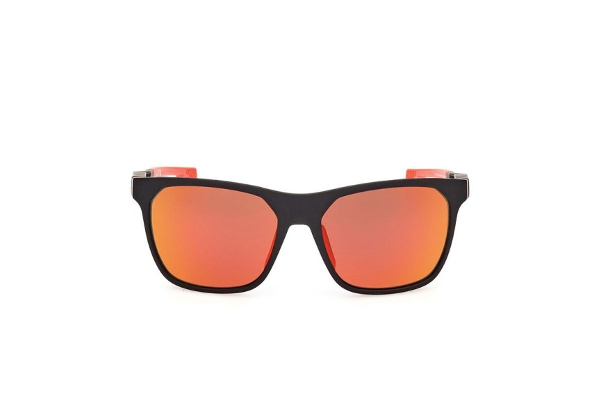 Sonnenbrille Adidas Sport SP0091 02L Rechteck Schwarz