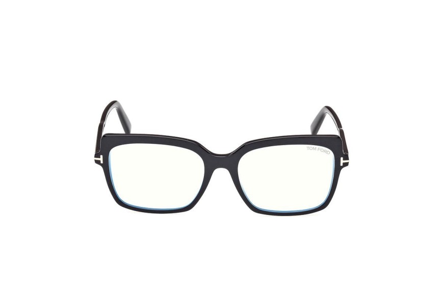 Glasses Tom Ford FT5947-B 001 Quadratisch Schwarz