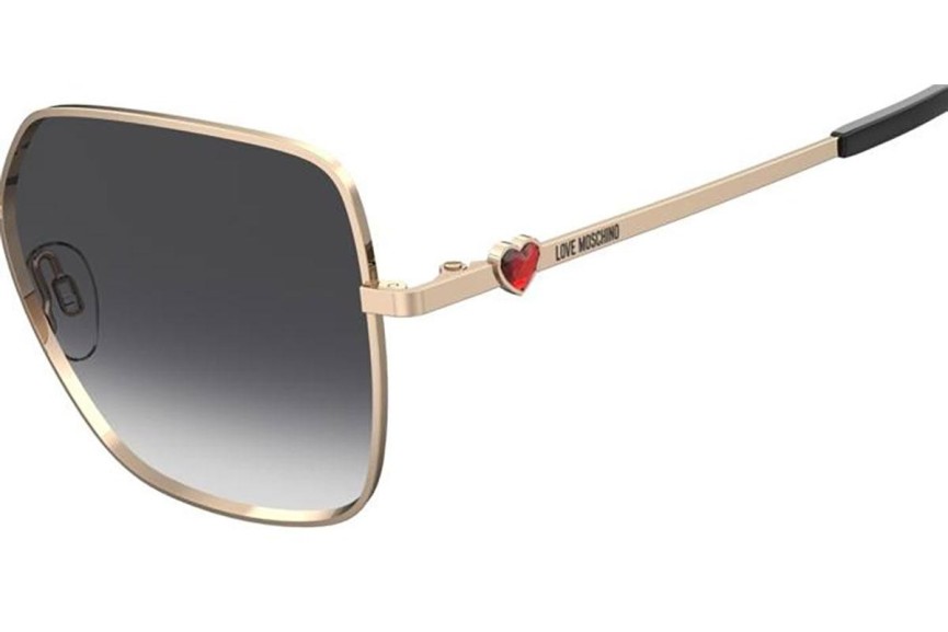 Sonnenbrille Love Moschino MOL075/S 000/9O Rechteck Gold