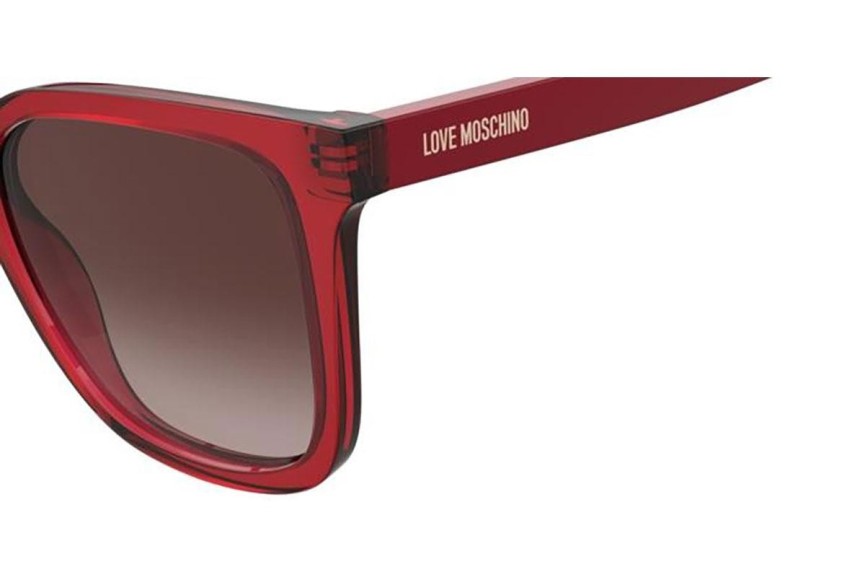 Sunglasses Love Moschino MOL077/S C9A/HA Rechteck Rot