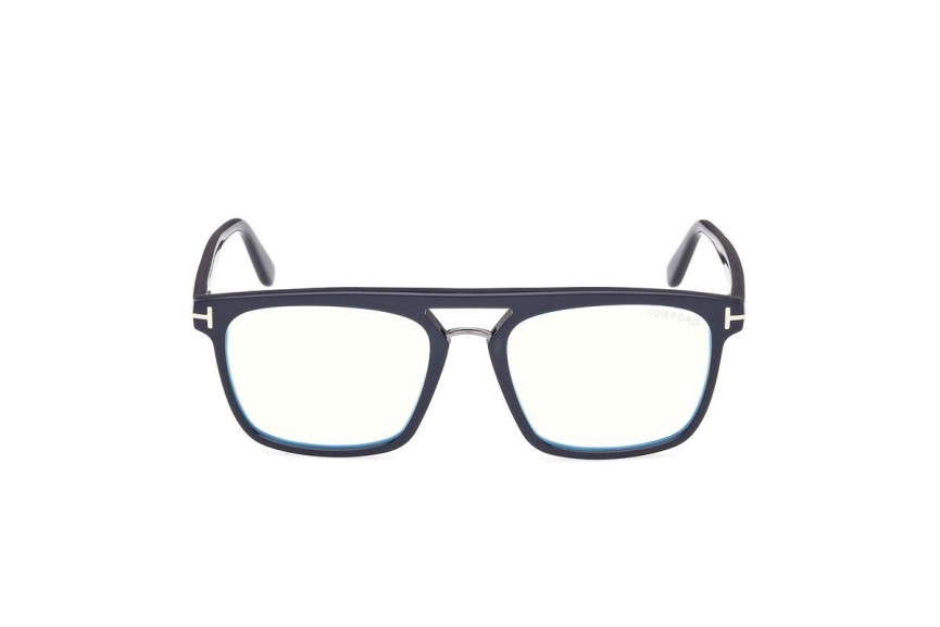 Glasses Tom Ford FT5942-B 090 Quadratisch Blau