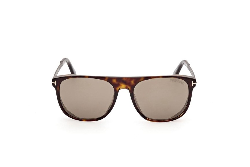 Sunglasses Tom Ford FT1105 52L Quadratisch Havanna